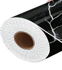 Rola Tapet 3D Autoadeziv model imitatie marmura 3D NEAGRA 40x300 cm grosime 2.5 cm - 1