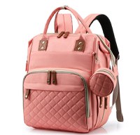 Rucsac multifunctional pentru Scutece Bebelusi atasabil pe manerul caruciorului ROZ - 1