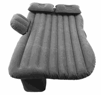 Saltea auto gonflabila 2 perne suprafata catifelata 130 x 80 x 40 cm - 1