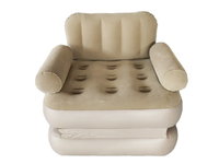 Saltea de dormit gonflabila cu spatar canapea extensibila pentru o singura persoana - 1