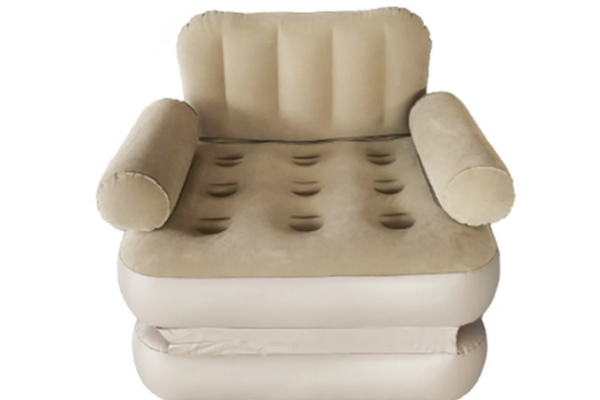 Saltea de dormit gonflabila cu spatar canapea extensibila pentru o singura persoana