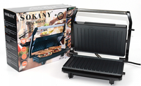 Sandwich Maker Grill tip gratar Sokany SK-220 1200 W placi anti-aderente - 1