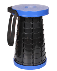 Scaun retractabil cu pliere telescopica pentru camping - 1