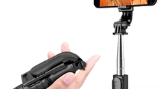 Selfie stick bluetooth cu trepied mini selfie Q11 black