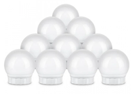 Set 10 Becuri LED pentru Oglinda de Machiaj cu 3 Moduri de Iluminare - 1