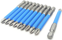 Set 10 Biti LUNGI 70mm magnetici pentru surubelnita - 1