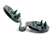 Set 100 Cleme rotunde pentru prins plasa umbrire - 1