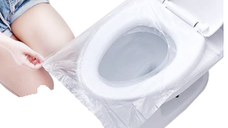 Set 100 protectii igienice pentru colac de toaleta
