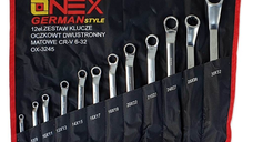 Set 12 chei inelare cu cot 6 / 32mm Chrome Vanadium Cr V OX 3245