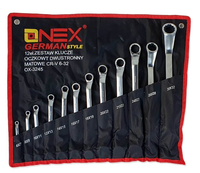Set 12 chei inelare cu cot 6 / 32mm Chrome Vanadium Cr V OX 3245 - 1