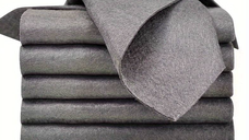 Set 12 lavete microfibra ultra absorbante gri ecologice reutilizabile