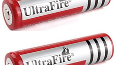 Set 2 Acumulatori UltraFire 18650 4200 mAh 3.7V ROSII