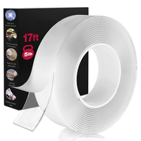 Set 2 Banda Ivy Grip 3M din SILICON transparent dublu adeziva incolora LL - 1