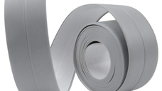 Set 2 Banzi late adezive etansare pentru baie din plastic GRI 3 M