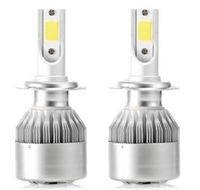 Set 2 becuri auto C6 H3 6000K 36W/bec 8000lm 60LED - 1