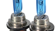 Set 2 becuri auto cu halogen H15 12V putere 15/55W Super White