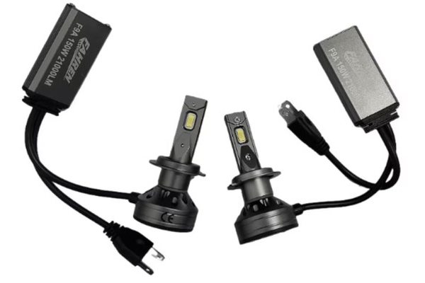 Set 2 becuri auto F9A LED H7 Canbus 150W 6000K 11000Lm 12V fara eroare