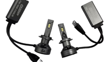 Set 2 becuri auto F9A LED H7 Canbus 150W 6000K 11000Lm 12V fara eroare