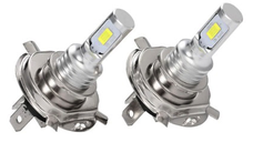 Set 2 Becuri Auto H4 3570 cu 12 LED SMD, 80W, 6000K