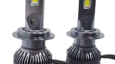 Set 2 becuri auto H7 LED A8, 100W, 15000 Lumeni, Lumina alba 6000k