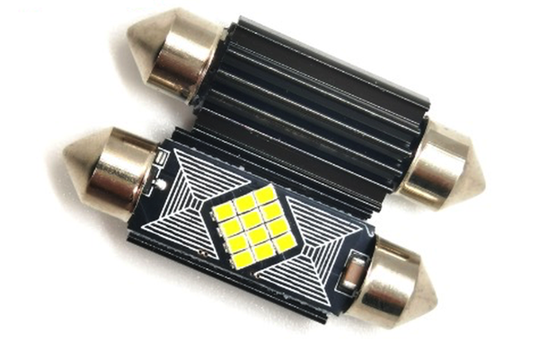 Set 2 Becuri Auto LED Canbus Interior 39 mm Alb