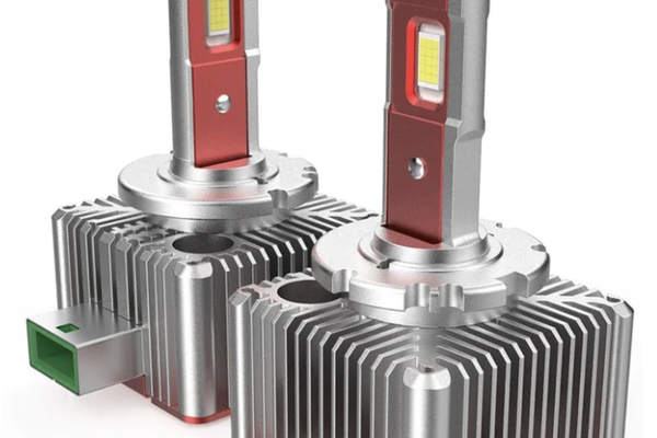 Set 2 becuri auto LED D3S 6500k 110W/set canbus Carcasa ROSIE