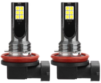 Set 2 Becuri auto LED H11 / H8 putere 60w 12LED SMD temperatura 6000K 6800lm - 1