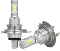 Set 2 becuri auto LED H7 3570 7000LM 2SMD temperatura culoare 6000K putere 80W ZD - 1
