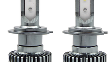 Set 2 Becuri Auto Led H7 R9 putere 80W 6000 lumeni temperatura 6000K