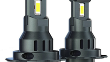 Set 2 becuri auto LED K7 H7 putere 100w/set 16000LM cu ventilator si canbus