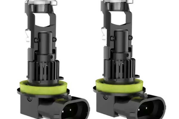 Set 2 Becuri auto LED K88 H11 canbus 280W/set cu lupa 28000lm