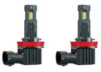 Set 2 becuri auto LED mini 9012 K13 model 3570 de 150W 19000 lumeni 6000k - 1