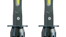 Set 2 becuri auto LED mini H1 K13 model 3570 de 150W 19000 lumeni 6000k