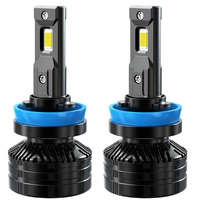 Set 2 becuri auto led N60 H11 lumina alb 6000K canbus 26000 LM 250W - 1