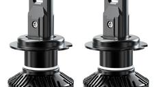 Set 2 becuri auto led N60 H7 lumina alb 6000K canbus 26000 LM 250W