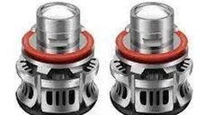 Set 2 becuri auto V6 H11, 100W, 6000K, 5200 lumeni, 0700