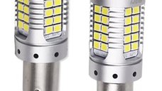 Set 2 Becuri Canbus Marsarier 1156 Alb 2000 Lm 21W/bec T15