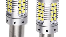 Set 2 Becuri Canbus Marsarier 1156 Alb 2000 Lm 21W/bec T15