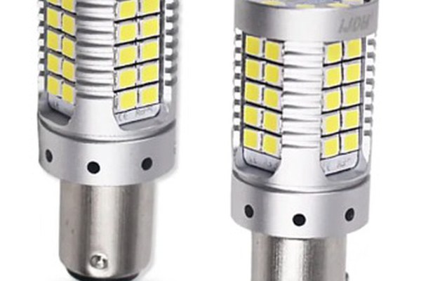 Set 2 Becuri Canbus Marsarier 1156 Alb 2000 Lm 21W/bec T15