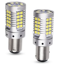 Set 2 Becuri Canbus Marsarier 1156 Alb 2000 Lm 21W/bec T15 - 1