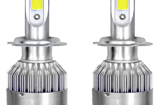 Set 2 becuri Led auto C6 H7 putere 36W 3800LM temperatura 6500K hassa