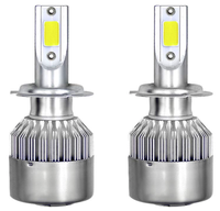 Set 2 becuri Led auto C6 H7 putere 36W 3800LM temperatura 6500K hassa - 1