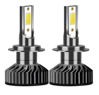 Set 2 becuri LED auto F2 H7 putere 100W temperatura 6000K 12000 lm lumina alba rece XL - 1