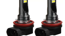 Set 2 Becuri LED Auto H11/H8 120W 12 LED-uri SMD 6000K