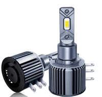 Set 2 becuri LED auto V68 H15 putere 120W 12000LM 6000K - 1