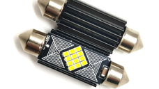 Set 2 Becuri LED Canbus 31 mm pentru Interior Auto - Alb