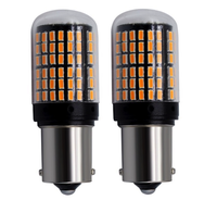 Set 2 Becuri LED GALBEN  P21W (Pozitii) cod 1156 cu anulator - 1