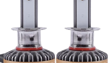 Set 2 Becuri Led H3 cu 3 Nuante De Culori (galben, alb, xenon)