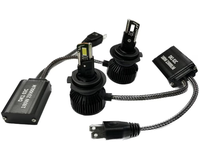 Set 2 becuri LED H4 DK1 180W 6000K Canbus Fara Eroare - 1