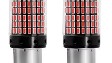 Set 2 Becuri LED ROSU cu anulator
